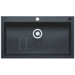 Granite kitchen sink size 80×50×20 , Dark Gray