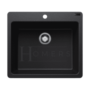 Granite kitchen sink size 60×50×20, black