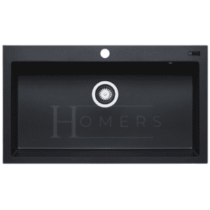 Granite kitchen sink size 85×50×22, black