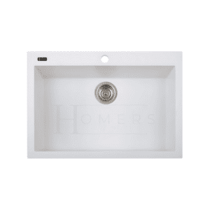 Granite kitchen sink size 70×50×20, white